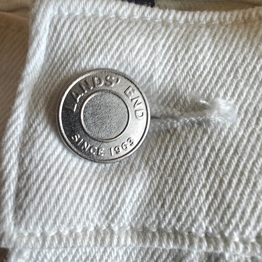 New Lands' End Women White Jeans Size.26W, NWOT - Picture 10 of 10